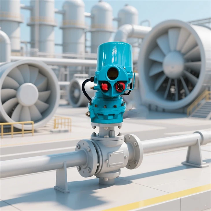 Large Torque Electric Valve Actuator Flange Connection ISO5211