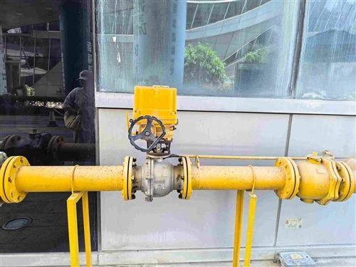 Elektr aktuator gaz quvurlarini xavfsiz boshqarishni ta'minlaydi